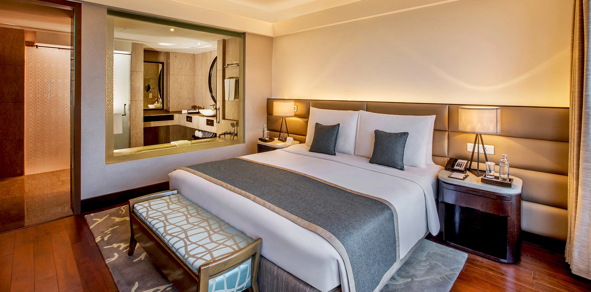 Deluxe Suite at The Leela Ambience Convention Hotel Delhi